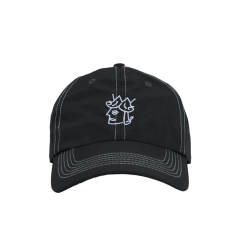 Victoria Nylon QH Logo Cap Charcoal