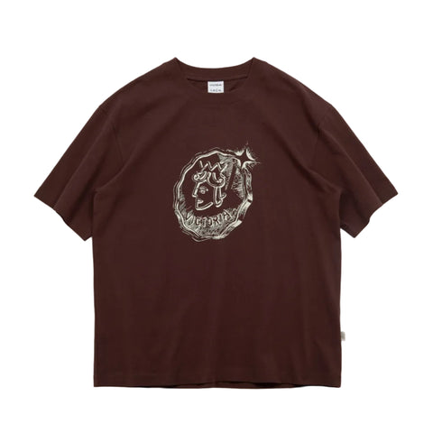 Victoria QH Coin T-Shirt Brown