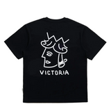 Victoria Queenhead Logo T-Shirt Black