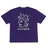 Victoria Queenhead Logo T-Shirt Purple