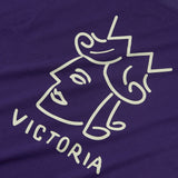 Victoria Queenhead Logo T-Shirt Purple