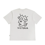Victoria Queenhead Logo T-Shirt White