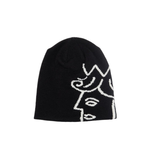 Victoria Queenhead Skullcap Beanie Black
