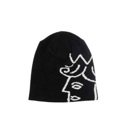 Victoria Queenhead Skullcap Beanie Black