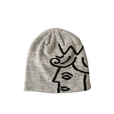 Victoria Queenhead Skullcap Beanie Grey