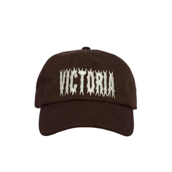 Victoria Spikey Snapback Brown