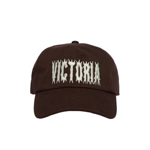 Victoria Spikey Snapback Brown