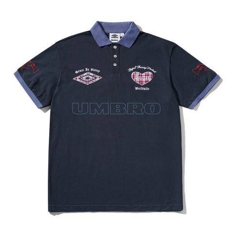 Butter Goods x UMBRO Victory Polo Navy/Slate