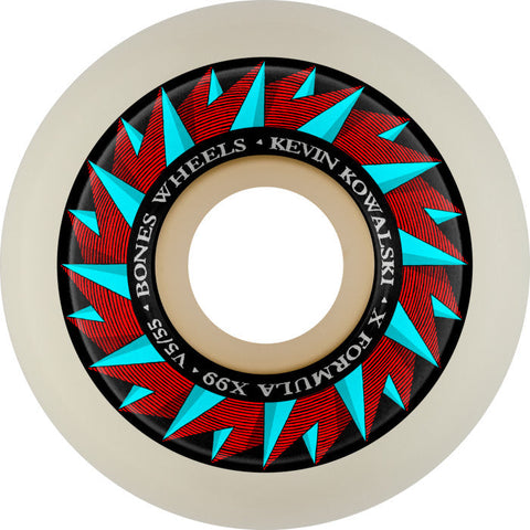 Bones Kowalski Against The Grain Sidecut X- Formula V5 99a Skateboard Wheels 55mm