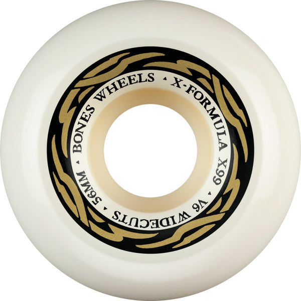 Bones X-Formula Widecuts 99A V6 Skateboard Wheels 56mm
