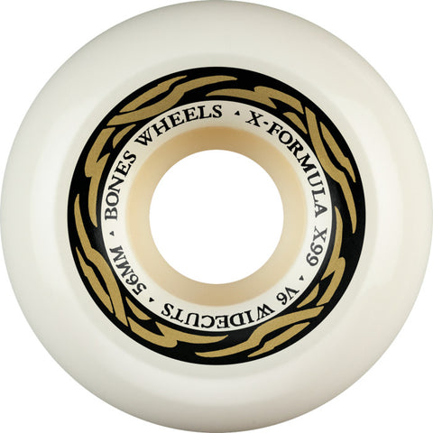 Bones X-Formula Widecuts 99A V6 Skateboard Wheels 56mm