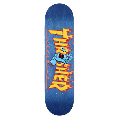 Santa Cruz X Thrasher Screaming Flame Logo Skateboard Deck 8.25 x 31.8