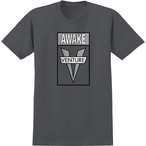 Venture Awake T-Shirt Charcoal/Grey