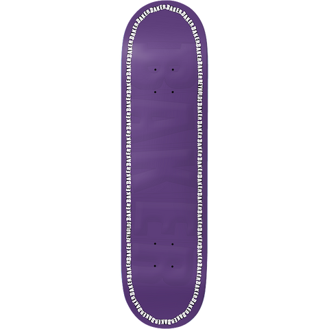 Baker Andrew Reynolds Edge Purple Embossed Skateboard Deck 8.475