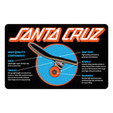 Santa Cruz Flier Dot Full Skateboard Complete 8.00 x 31.25