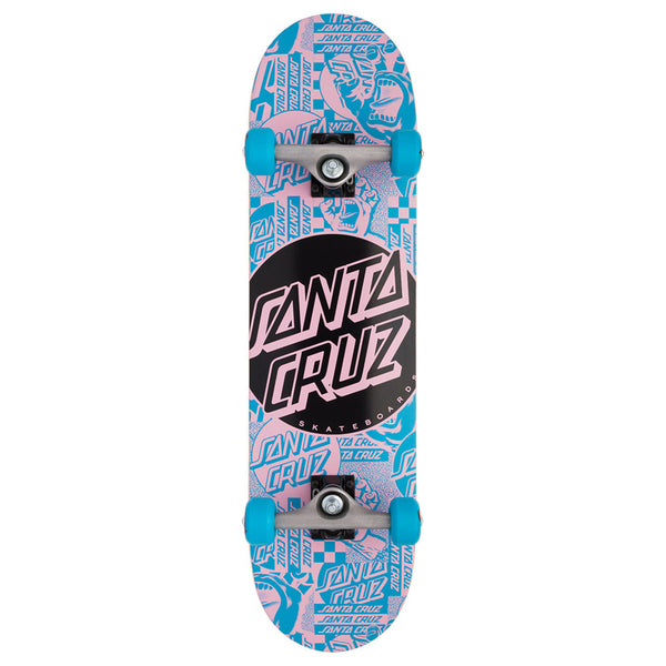 Santa Cruz Flier Dot Full Skateboard Complete 8.00 x 31.25