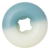 Slime Balls Hairballs 50-50 White Teal 95a Skateboard Wheels 54mm
