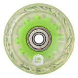 Slime Balls OG Slime Light Ups with Green LED And Bearings 78a Skateboard Wheels 60mm
