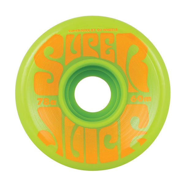 OJ Super Juice Green 78a Skateboard Wheels 60mm