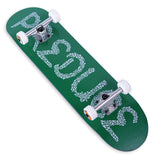 Preduce TRK Logo Leaves Green/White Skateboard Complete 8.0