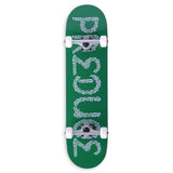 Preduce TRK Logo Leaves Green/White Skateboard Complete 8.0
