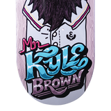 Preduce x MMFK Mr. HellYeah 10th Anniversary Reissue Kyle Brown Skateboard Deck 8.5 x 32 03