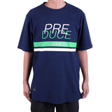 Preduce Throwback Logo T-Shirt Navy 01