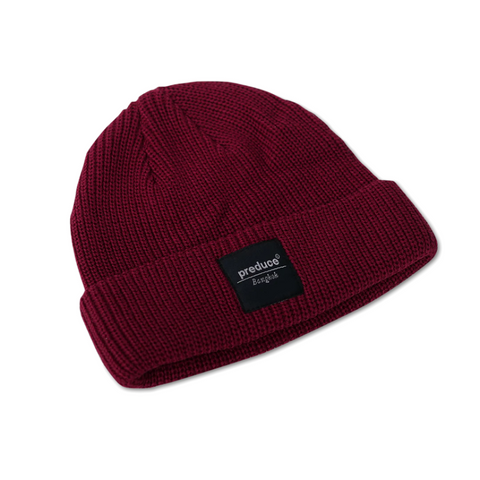 Preduce Bangkok Label  Beanie Burgundy