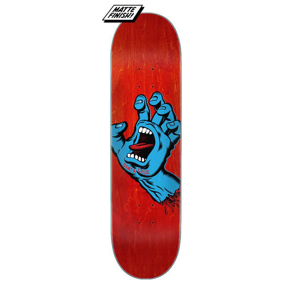 Santa Cruz Screaming Hand Skateboard Deck 8.00 x 31.6