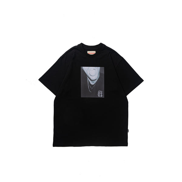 Victoria Trippy T-Shirt Black/Photo Print