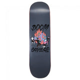 Doomsayers World On Fire Charcoal Skateboard Deck 8.5"