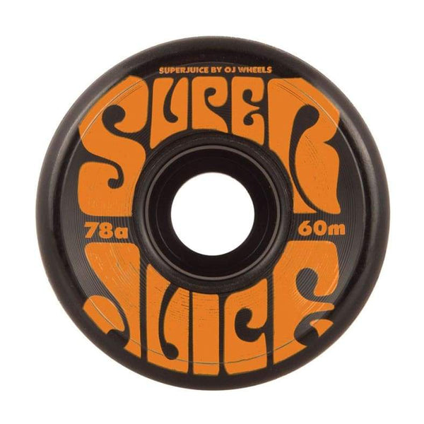 OJ Super Juice Black 78a Skateboard Wheels 60mm